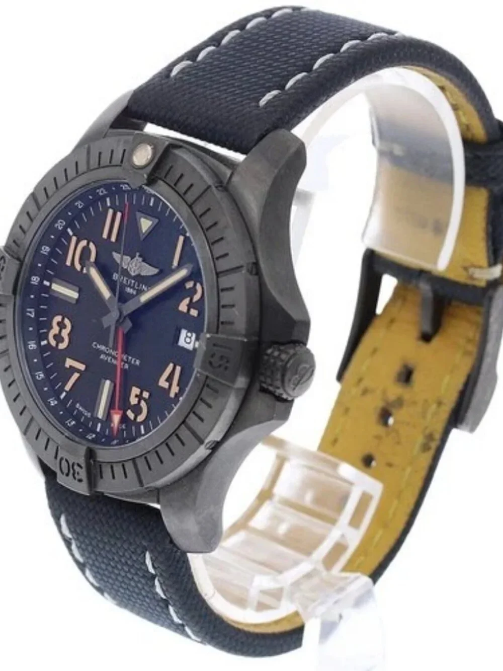 BREITLING Avenger GMT 45 Night Mission V32395 black Dial Automatic Men's_966313
